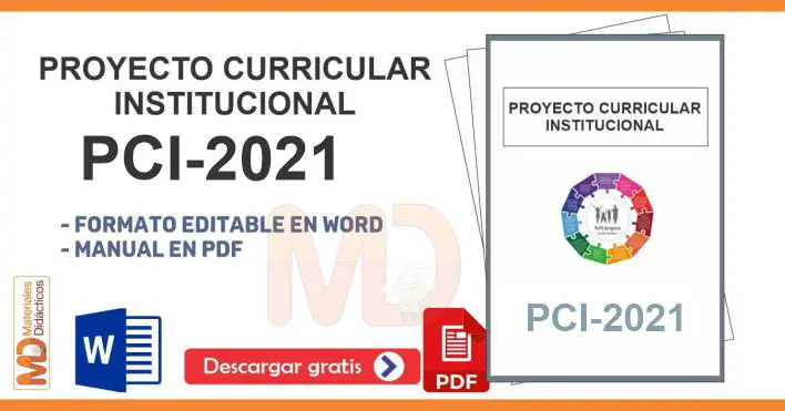 Formato proyecto curricular institucional PCI