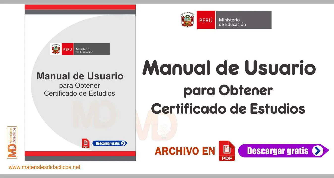 Manual de usuario para obtener certificado de estudios