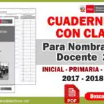 Coleccion de examenes de Nombramiento Docente 2017 2018 2019 Con Clave me