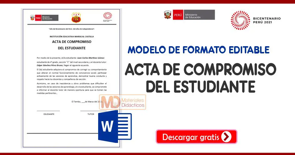 ACTA DE COMPROMISO DEL ESTUDIANTE 1