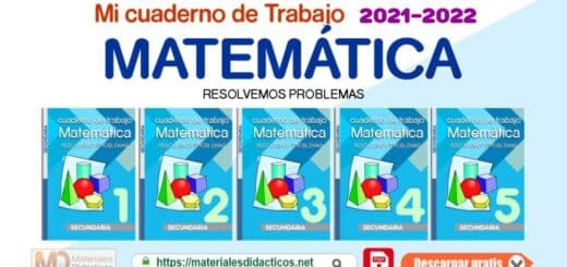 CUADERNO DE TRABAJO DE MATEMÁTICAS PARA SECUNDARIA
