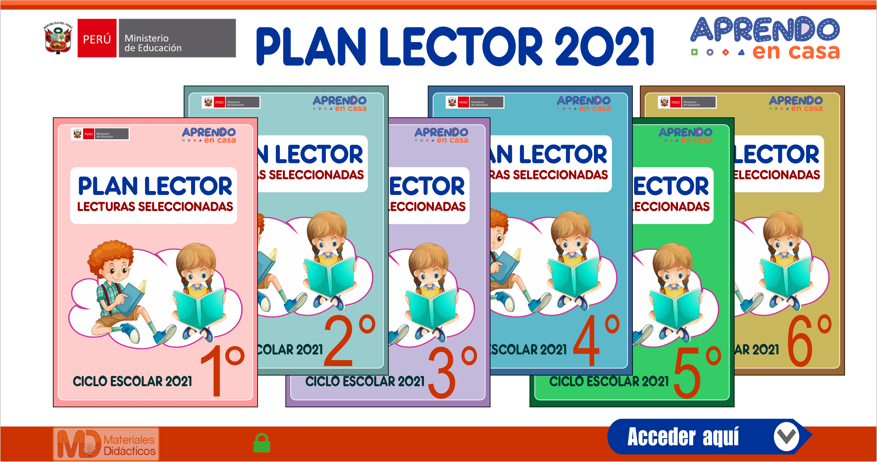 PLAN LECTOR DE LECTURAS SELECCIONADAS CICLO ESCOLAR 2021 PRIMARIA