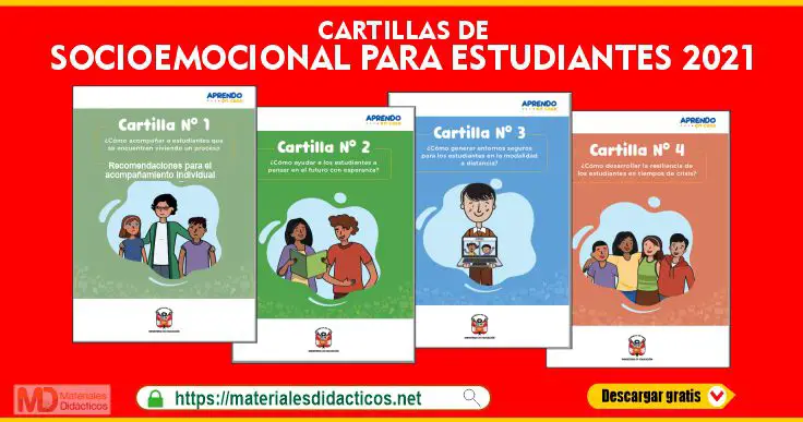 CARTILLAS DE SOCIOEMOCIONAL PARA ESTUDIANTES 2021