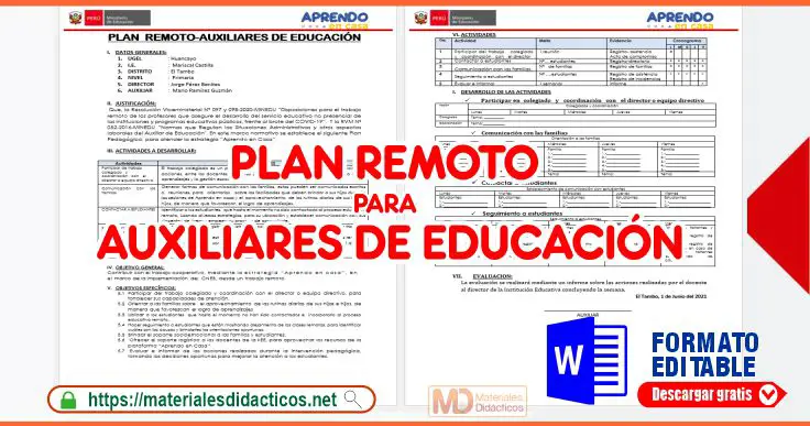 PLAN REMOTO PARA AUXILIARES DE EDUCACION md