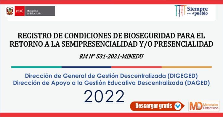 PPT REGISTRO DE CONDICIONES DE BIOSEGURIDAD PARA EL RETORNO A LA SEMIPRESENCIALIDAD Y/0 PRESENCIALIDAD