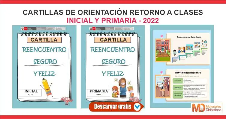 CARTILLAS DE ORIENTACION RETORNO A CLASES INICIAL Y PRIMARIA