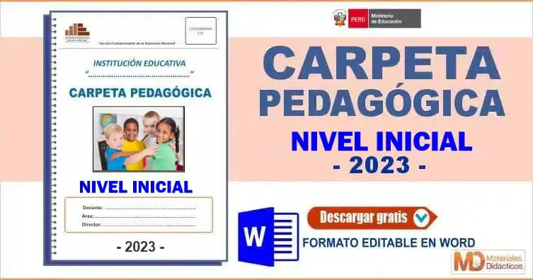 CARPETA PEDAGOGICA NIVEL INICIAL 2023