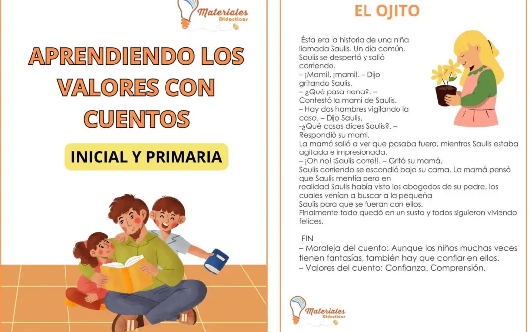 Libro de Cuentos con valores para niños de primaria