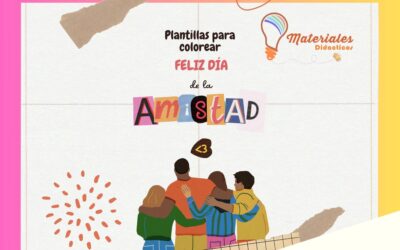 Plantillas para colorear: Día de la amistad y la primavera